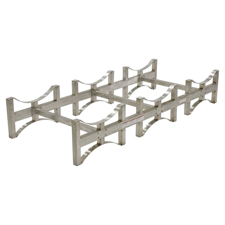Vestil Stackable Drum Rack, SS, 3 Drum-55 DRUM-RACK-3-SS